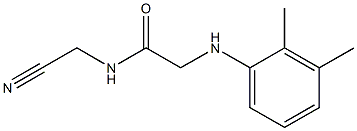 N-(cyanomethyl)-2-[(2,3-dimethylphenyl)amino]acetamide Structure