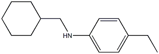 N-(cyclohexylmethyl)-4-ethylaniline 구조식 이미지