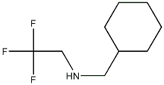 N-(cyclohexylmethyl)-N-(2,2,2-trifluoroethyl)amine 구조식 이미지