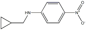 N-(cyclopropylmethyl)-4-nitroaniline Structure