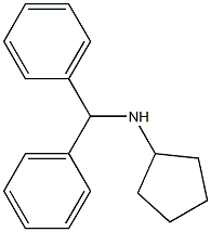 N-(diphenylmethyl)cyclopentanamine 구조식 이미지