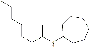 N-(octan-2-yl)cycloheptanamine Structure