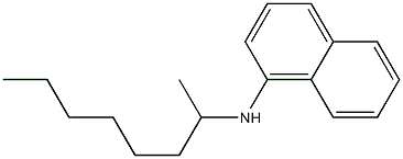 N-(octan-2-yl)naphthalen-1-amine Structure