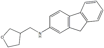 N-(oxolan-3-ylmethyl)-9H-fluoren-2-amine 구조식 이미지