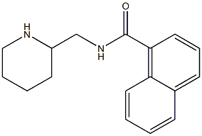 N-(piperidin-2-ylmethyl)naphthalene-1-carboxamide 구조식 이미지