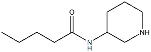 N-(piperidin-3-yl)pentanamide 구조식 이미지