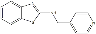 N-(pyridin-4-ylmethyl)-1,3-benzothiazol-2-amine Structure