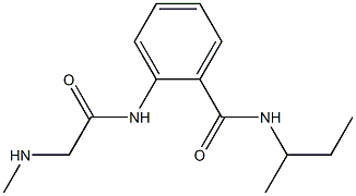 N-(sec-butyl)-2-{[(methylamino)acetyl]amino}benzamide Structure