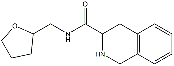 N-(tetrahydrofuran-2-ylmethyl)-1,2,3,4-tetrahydroisoquinoline-3-carboxamide 구조식 이미지