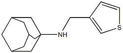 N-(thiophen-3-ylmethyl)adamantan-1-amine 구조식 이미지