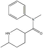 N,6-dimethyl-N-phenylpiperidine-3-carboxamide 구조식 이미지