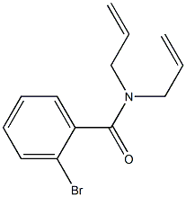 N,N-diallyl-2-bromobenzamide 구조식 이미지