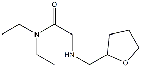 N,N-diethyl-2-[(oxolan-2-ylmethyl)amino]acetamide 구조식 이미지