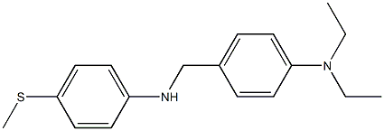 N,N-diethyl-4-({[4-(methylsulfanyl)phenyl]amino}methyl)aniline 구조식 이미지