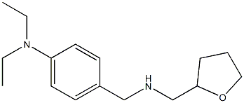 N,N-diethyl-4-{[(oxolan-2-ylmethyl)amino]methyl}aniline Structure