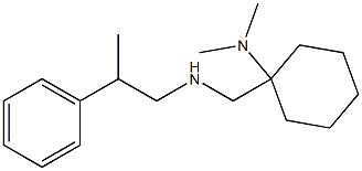 N,N-dimethyl-1-{[(2-phenylpropyl)amino]methyl}cyclohexan-1-amine Structure