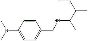 N,N-dimethyl-4-{[(3-methylpentan-2-yl)amino]methyl}aniline Structure