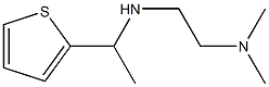 N,N-dimethyl-N'-(1-thien-2-ylethyl)ethane-1,2-diamine 구조식 이미지