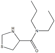 N,N-dipropyl-1,3-thiazolidine-4-carboxamide 구조식 이미지