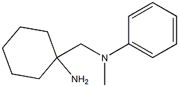 N-[(1-aminocyclohexyl)methyl]-N-methylaniline Structure