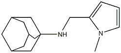 N-[(1-methyl-1H-pyrrol-2-yl)methyl]adamantan-1-amine 구조식 이미지