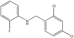 N-[(2,4-dichlorophenyl)methyl]-2-fluoroaniline Structure