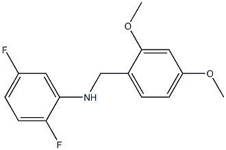 N-[(2,4-dimethoxyphenyl)methyl]-2,5-difluoroaniline 구조식 이미지