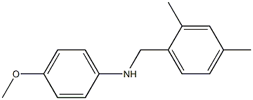 N-[(2,4-dimethylphenyl)methyl]-4-methoxyaniline 구조식 이미지