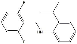 N-[(2,6-difluorophenyl)methyl]-2-(propan-2-yl)aniline Structure