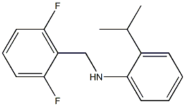 N-[(2,6-difluorophenyl)methyl]-2-(propan-2-yl)aniline 구조식 이미지