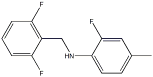 N-[(2,6-difluorophenyl)methyl]-2-fluoro-4-methylaniline Structure