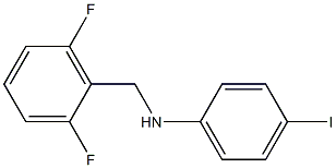 N-[(2,6-difluorophenyl)methyl]-4-iodoaniline Structure