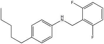 N-[(2,6-difluorophenyl)methyl]-4-pentylaniline 구조식 이미지