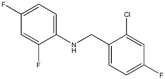 N-[(2-chloro-4-fluorophenyl)methyl]-2,4-difluoroaniline 구조식 이미지