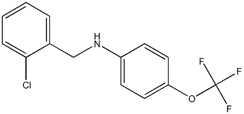 N-[(2-chlorophenyl)methyl]-4-(trifluoromethoxy)aniline 구조식 이미지