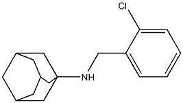 N-[(2-chlorophenyl)methyl]adamantan-1-amine 구조식 이미지