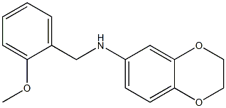 N-[(2-methoxyphenyl)methyl]-2,3-dihydro-1,4-benzodioxin-6-amine 구조식 이미지