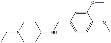 N-[(3,4-dimethoxyphenyl)methyl]-1-ethylpiperidin-4-amine 구조식 이미지