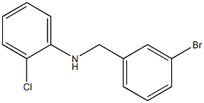N-[(3-bromophenyl)methyl]-2-chloroaniline Structure