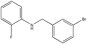 N-[(3-bromophenyl)methyl]-2-fluoroaniline 구조식 이미지