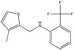 N-[(3-methylthiophen-2-yl)methyl]-2-(trifluoromethyl)aniline Structure