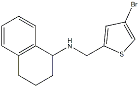 N-[(4-bromothiophen-2-yl)methyl]-1,2,3,4-tetrahydronaphthalen-1-amine Structure