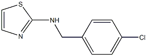 N-[(4-chlorophenyl)methyl]-1,3-thiazol-2-amine Structure