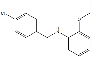 N-[(4-chlorophenyl)methyl]-2-ethoxyaniline Structure