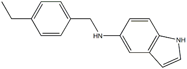 N-[(4-ethylphenyl)methyl]-1H-indol-5-amine 구조식 이미지