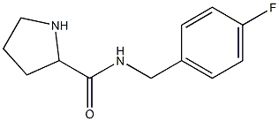 N-[(4-fluorophenyl)methyl]pyrrolidine-2-carboxamide Structure