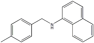 N-[(4-methylphenyl)methyl]naphthalen-1-amine Structure