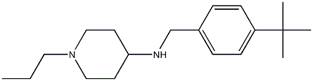 N-[(4-tert-butylphenyl)methyl]-1-propylpiperidin-4-amine Structure