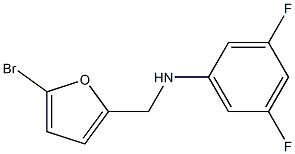 N-[(5-bromofuran-2-yl)methyl]-3,5-difluoroaniline Structure