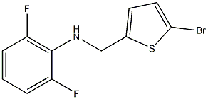 N-[(5-bromothiophen-2-yl)methyl]-2,6-difluoroaniline 구조식 이미지